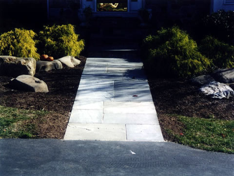 Custom Flagstone Walkway Bucks County